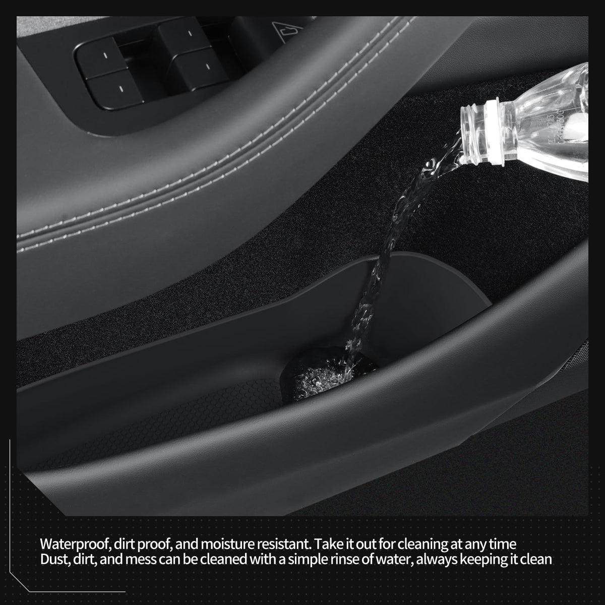 LUCKEASY side profile of semi-wrapped fit protecting door edge