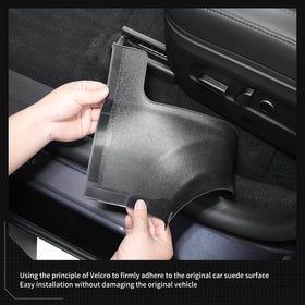 LUCKEASY Velcro backing detail displaying secure non-damaging attachment