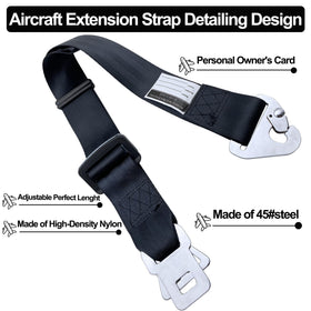 LUCKLYJONE folded extender inside travel pouch for neat, pocketable storage