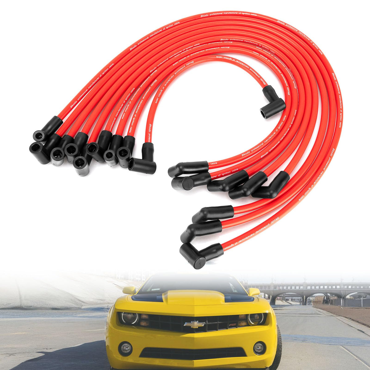 Lucky Seven front packaging showing the 9-piece HEI wire kit and benefits