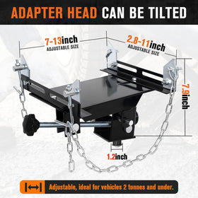 Lucky Seven handle and removable saddle shaft connection showing easy positioning benefit