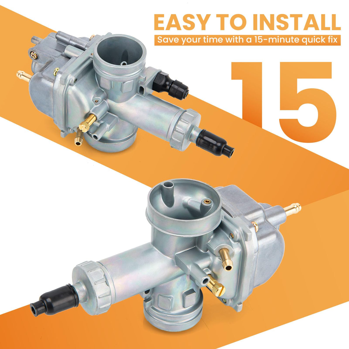 Lucky Seven throttle assembly close-up offering smooth response and easier control