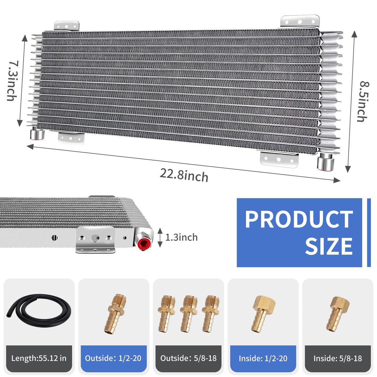 Lucky Seven cooler installed on a heavy truck demonstrating real-world protection