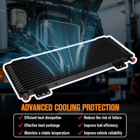 Lucky Seven cooler installed on truck demonstrating improved towing protection