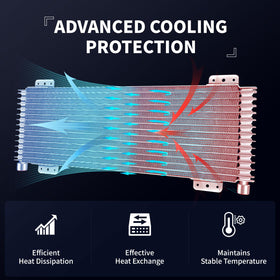 Lucky Seven side profile highlighting fin density for faster cooling