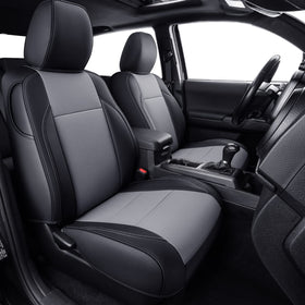 LUCKYMAN CLUB front view showing full gray seat covers and clean fit