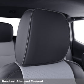 LUCKYMAN CLUB headrest detail image showing independent coverage and neat fit