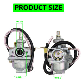 LuckySlycyc carburetor side profile illustrating mounting points for compatibility
