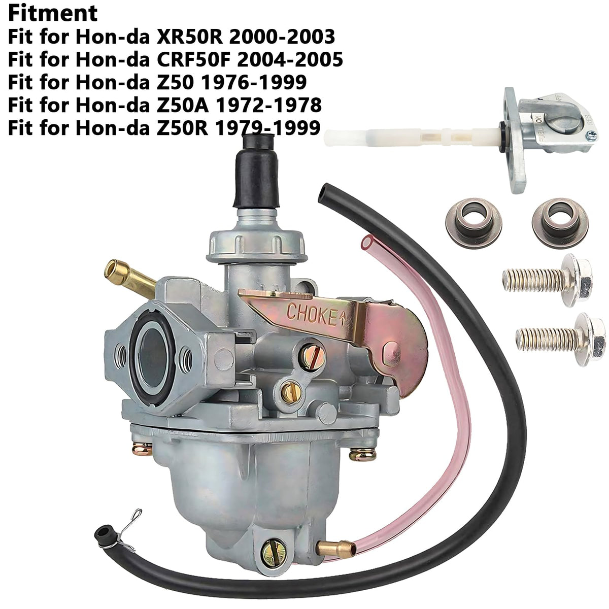 LuckySlycyc carburetor next to ruler showing compact size and accurate fit