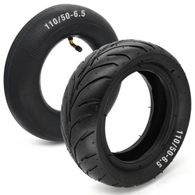 LuckySlycyc front view of tire and tube set showing complete package and quick fit benefit