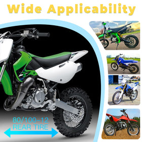 LuckySlycyc dirt bike on trail using tire showing enhanced traction and confidence
