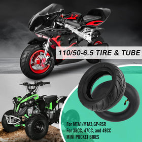 LuckySlycyc tire beside ruler showing 110 mm width for precise sizing confirmation