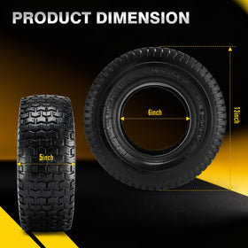 LuckySlycyc close-up of straight-grain tread for improved traction and smoother roll