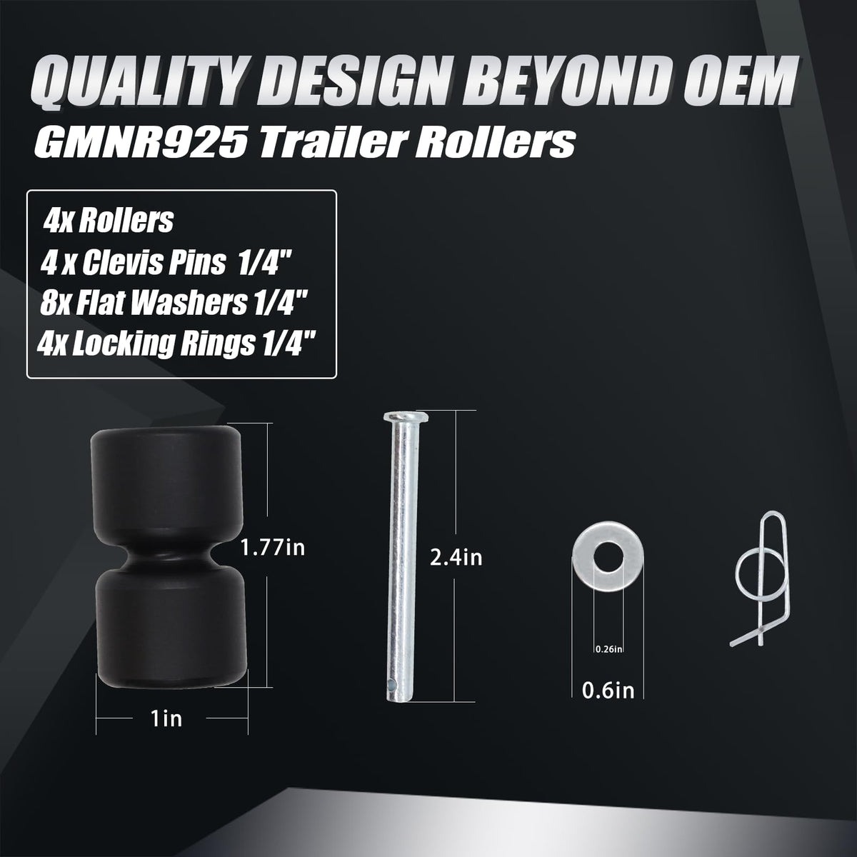 luclyyasys roller installed in trailer tailgate demonstrating smoother operation and reduced binding