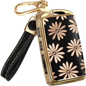 Lucrum front view showing full TPU cover protecting Mazda key fob
