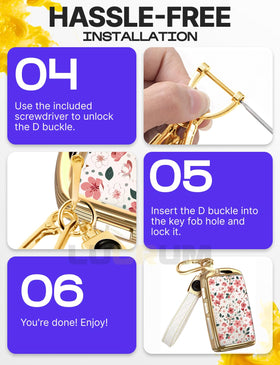Lucrum clipped to a bag showing real-world convenience and organization