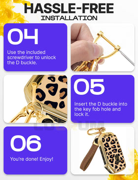Lucrum key fob clipped to a bag demonstrating convenient everyday carry