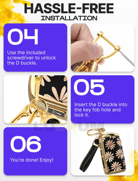 Lucrum packaging with mini screwdriver included for quick installation