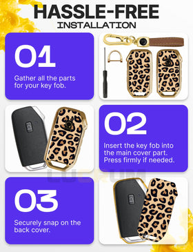 Lucrum key fob held in hand showing compact scale and ergonomic grip