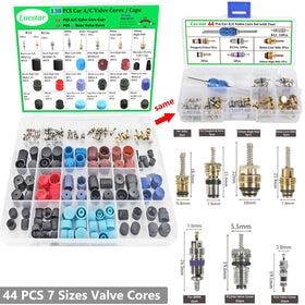 Lucstar AC caps display in various sizes protecting ports and preventing contamination