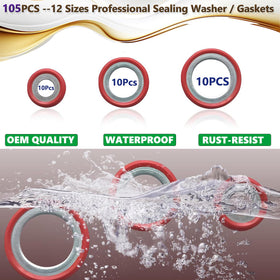 Lucstar nitrile O-ring edge detail showing resilient material performance