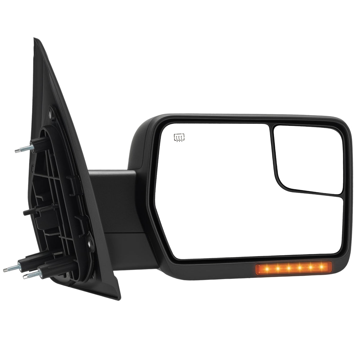 LUCTEND passenger side front view showing fit and durable housing benefit