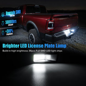 LUDARM close-up of LED diode array highlights brighter white light