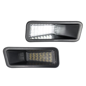 LUDARM front view clear lens shows bright plate illumination benefit