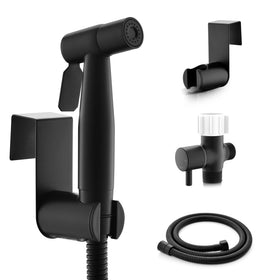 LUFEIDRA matte black sprayer front view showing sleek design and easy grip