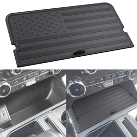 LUGDTIME front view of console cover showing sleek fit and improved storage