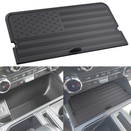 LUGDTIME front view of console cover showing sleek fit and improved storage
