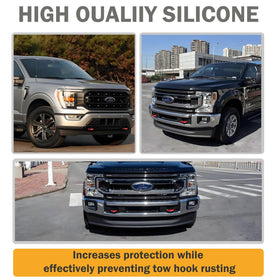 LUGDTIME red cover on Ford F150 side profile for improved appearance