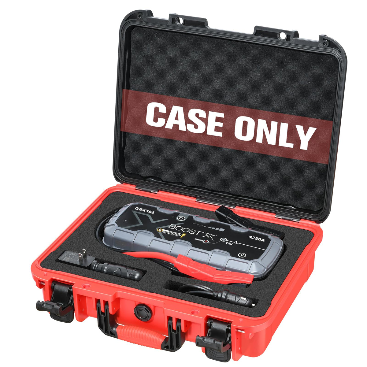 LUGECASE closed front view showing sturdy protection and easy transport