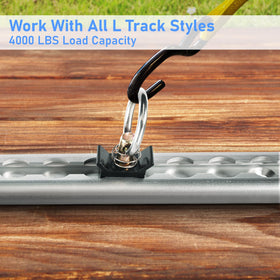 lukar anchored straps securing motorcycle in trailer showing heavy-duty cargo stability