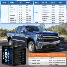 LUKYUCHA AFM disabler installed in a truck highlighting instant activation benefit