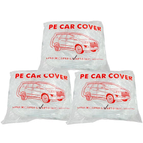 LuliKa clear car cover side profile illustrating full vehicle coverage