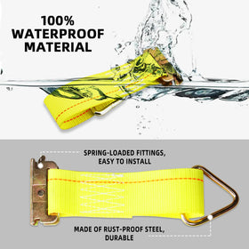 LULU CARGO CONTROL reinforced polyester webbing texture for abrasion resistance