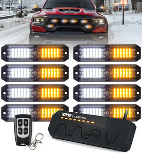 LUMENIX front grille kit showing full LED array for improved road visibility