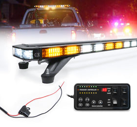 LUMENIX front view of 48-inch light bar showing full-length visibility and fast recognition
