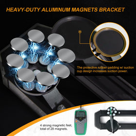 LUMENIX side alley and take-down lights highlighting targeted illumination