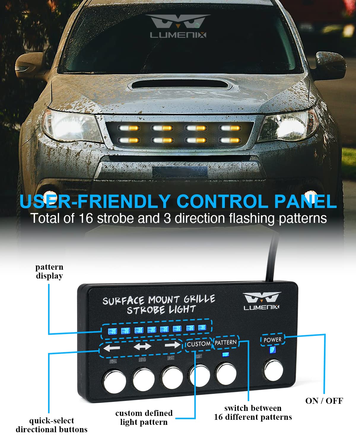 LUMENIX side marker installed on truck side demonstrating improved roadside warning