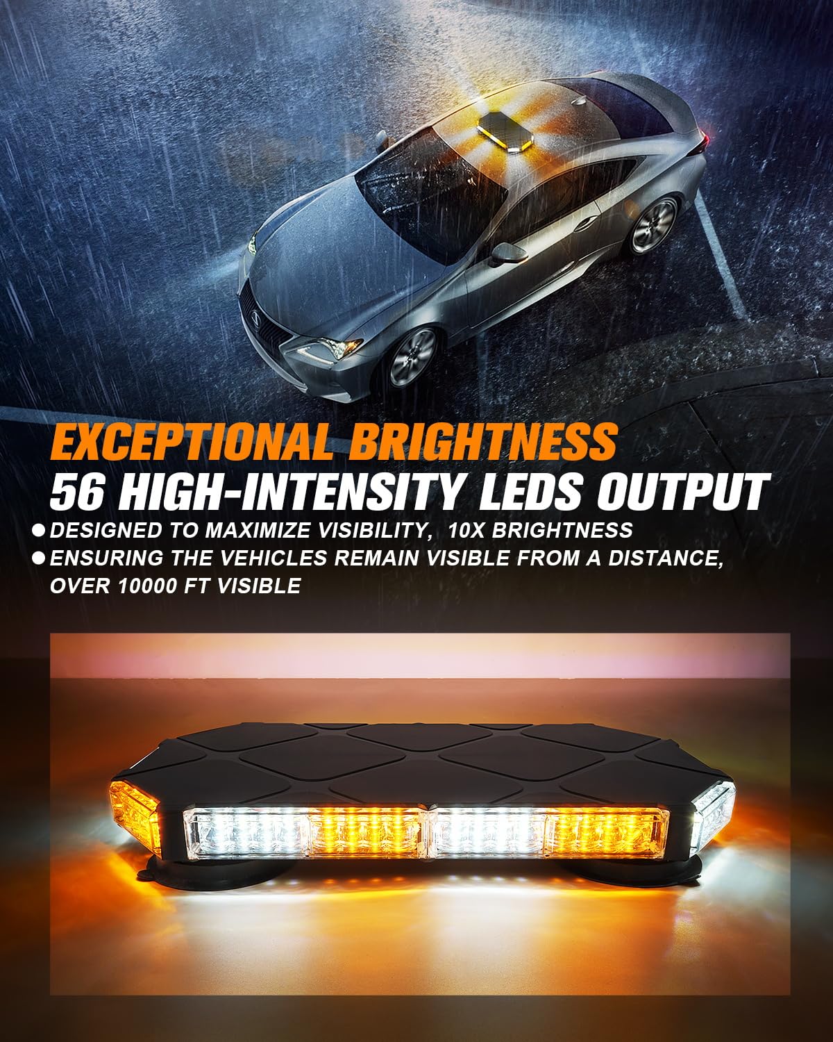LUMENIX side profile emphasizing low-profile ABS housing and weather resistance