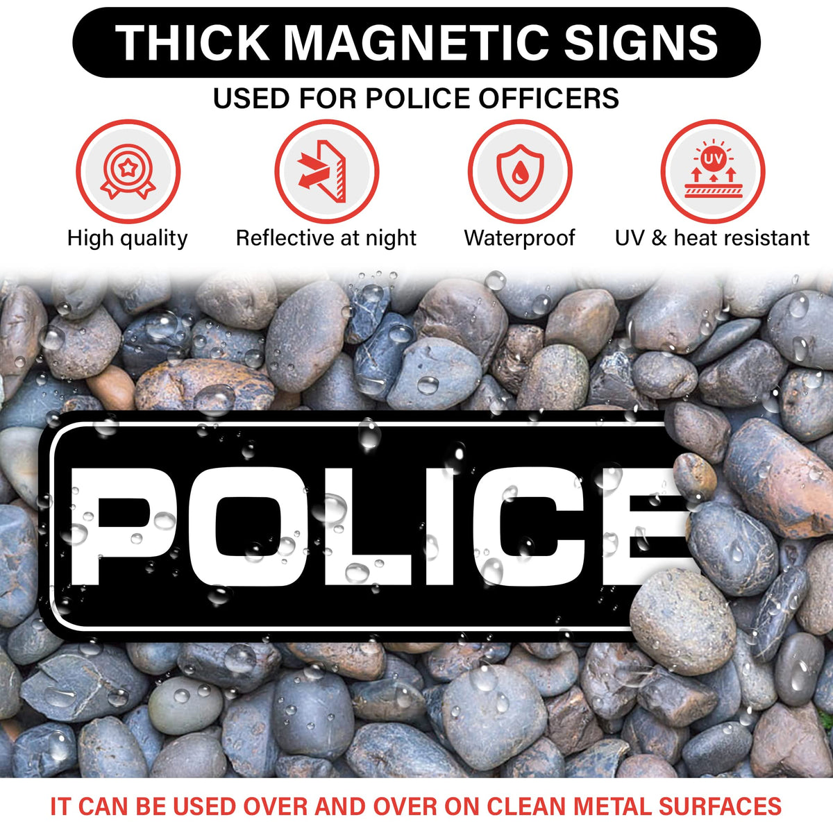 Lumiere Tech sign beside a hand showing 18×6 size for easy scale and placement