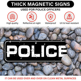 Lumiere Tech sign beside a hand showing 18×6 size for easy scale and placement