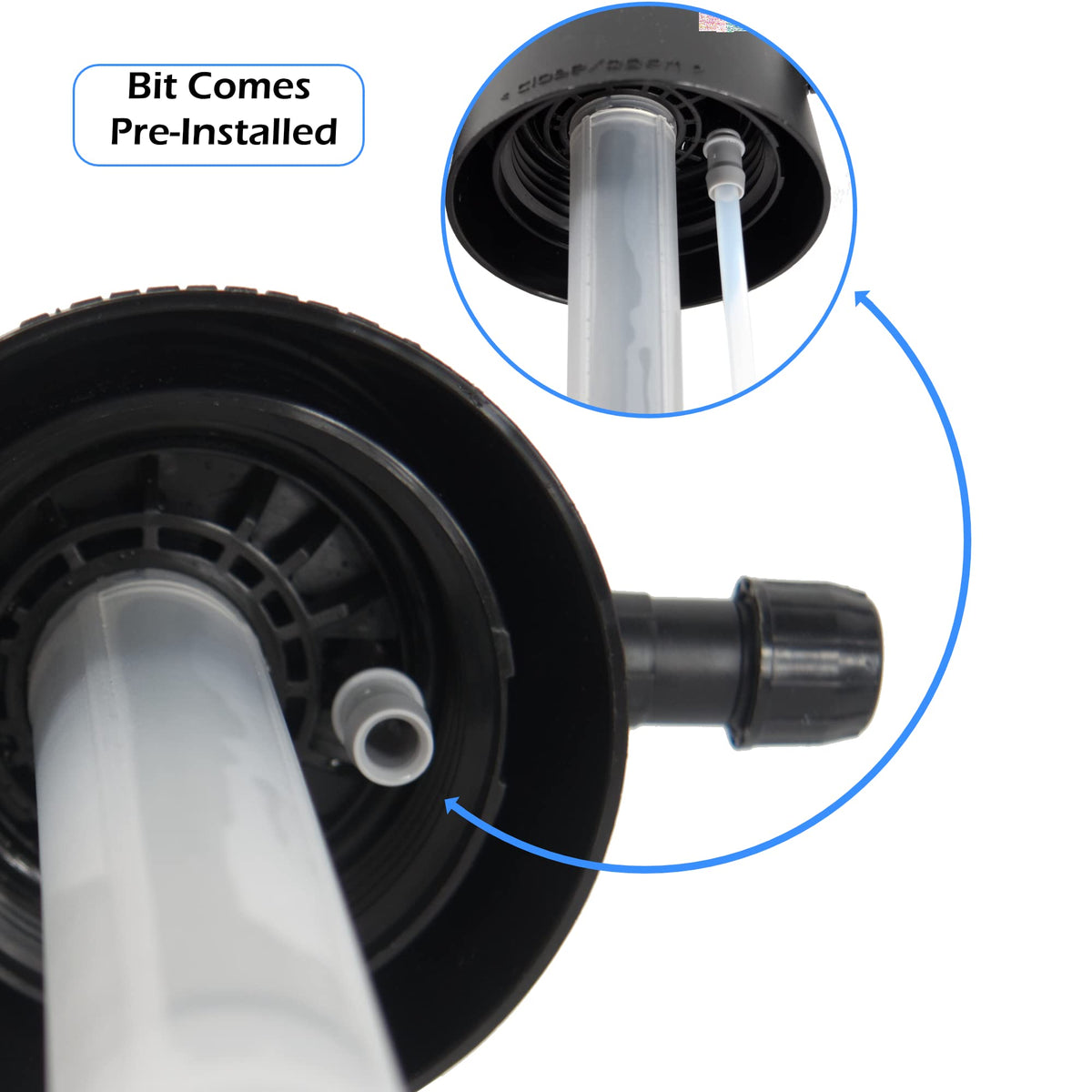 Lumintrail sprayer filled producing thick foam demonstrating strong cleaning coverage