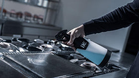 Lumintrail keychain light illuminating tight areas for accurate detailing