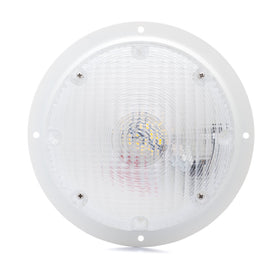 Lumitronics front view showing white surface-mount light and even illumination