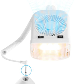 Lumitronics illuminating a bunk while reading, comfortable light benefit