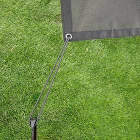 LUMONTIS close-up of zipper and polycord for fast ladder-free installation benefit