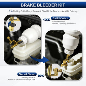 Luney adapter set arrangement illustrating broad vehicle compatibility benefit